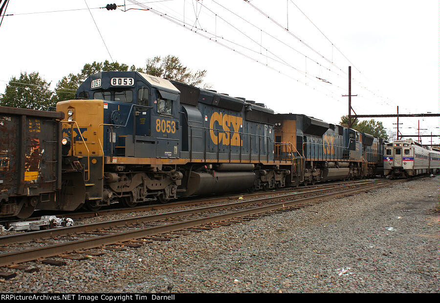 CSX 8053, 4843, 4819 on Q438.